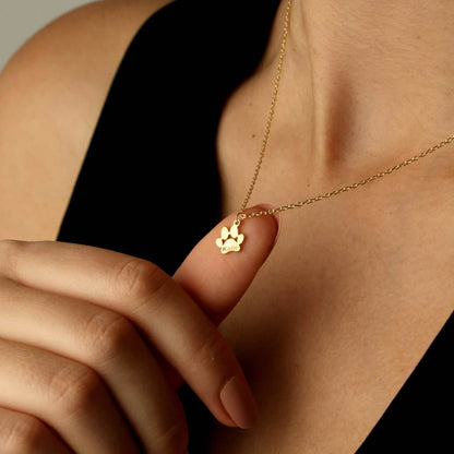 Personalizovaný náhrdelník s tlapkou a jménem